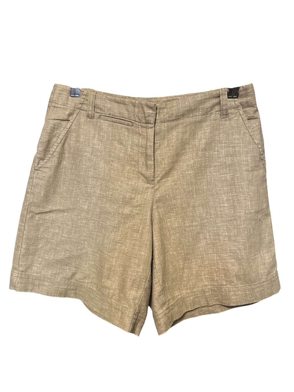 J. Crew Linen-Blend Tan Shorts SZ 0